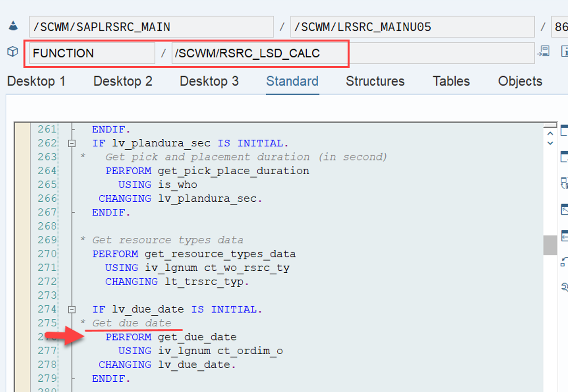 SAP EWM Latest Start Date LSD_09